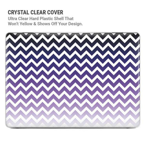 Chevron Purple Ombre MacBook Air 13in M1 (2021) Case plus Skin