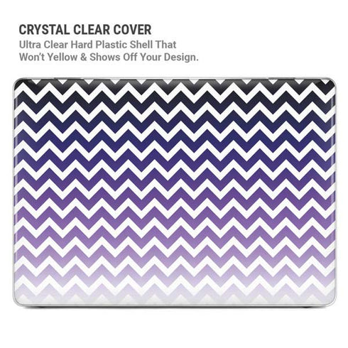 Chevron Purple Ombre MacBook Pro 13in (2020) Case plus Skin