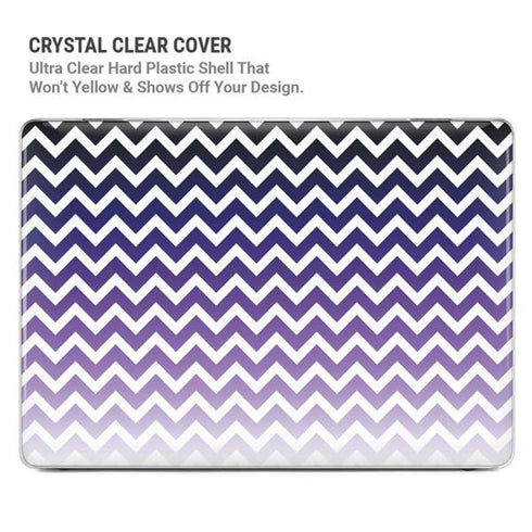 Chevron Purple Ombre MacBook Pro 15in (2016-19) Case plus Skin