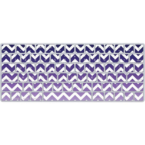 Chevron Purple Ombre Magic Keyboard Skin