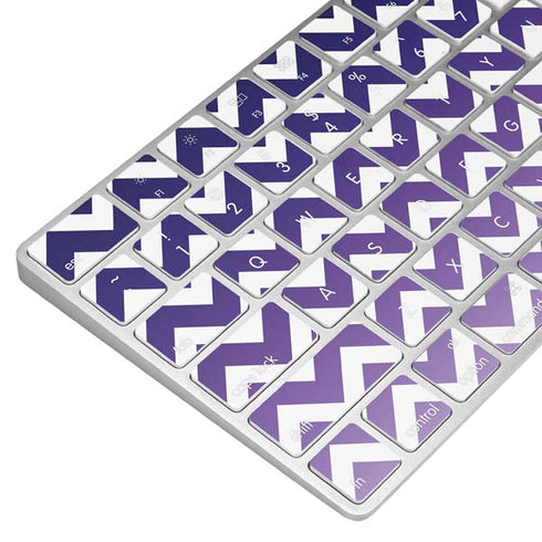 Chevron Purple Ombre Magic Keyboard Skin