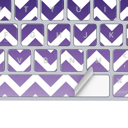 Chevron Purple Ombre Magic Keyboard Skin