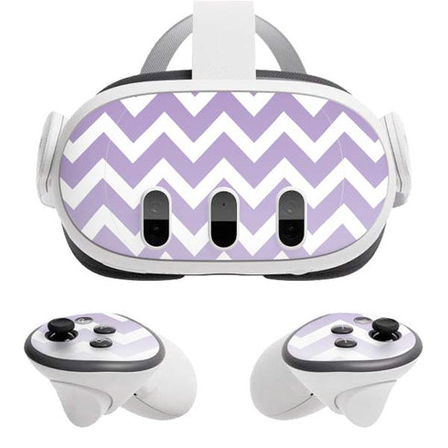 Chevron Purple Ombre Meta Quest 3 Skin