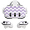 Chevron Purple Ombre Meta Quest 3 Skin