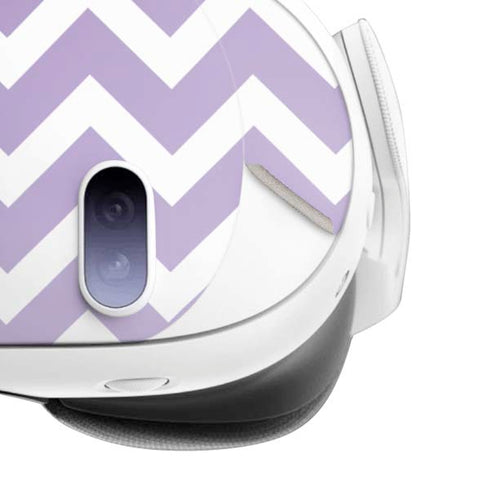 Chevron Purple Ombre Meta Quest 3 Skin