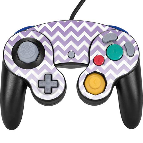 Chevron Purple Ombre Nintendo GameCube Controller Skin