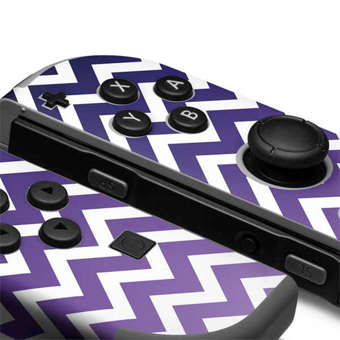 Chevron Purple Ombre Nintendo Joy-Con (L/R) Controller Skin