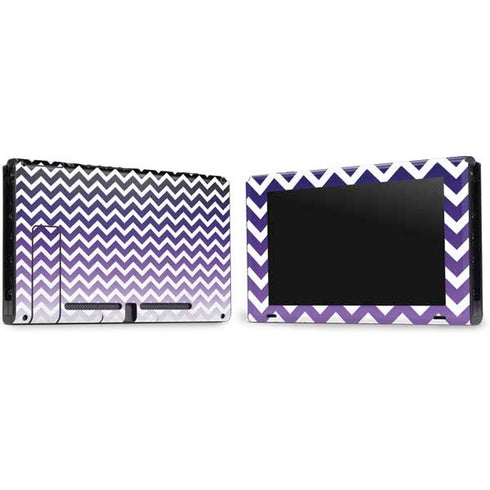 Chevron Purple Ombre Nintendo Switch Bundle Skin