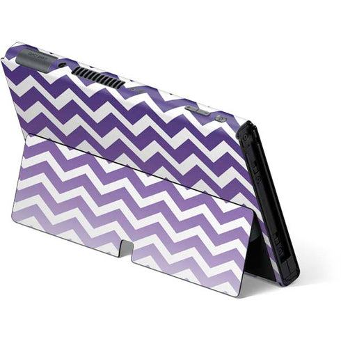 Chevron Purple Ombre Nintendo Switch OLED (2021) Skin