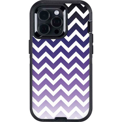 Chevron Purple Ombre Otterbox Defender iPhone Skin