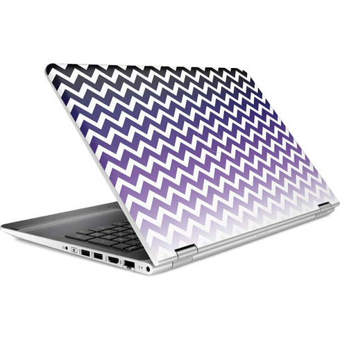 Chevron Purple Ombre HP Pavilion Skin
