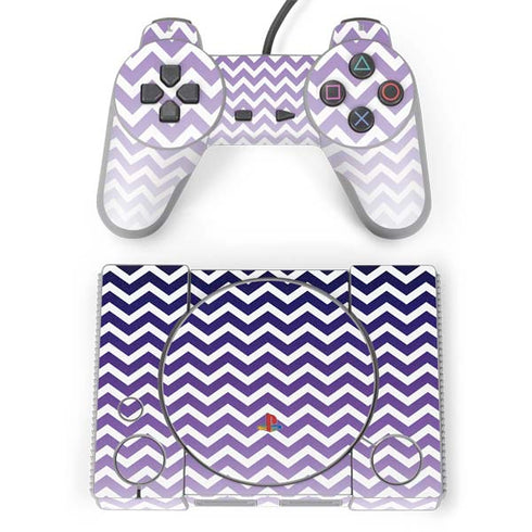 Chevron Purple Ombre PlayStation Classic Bundle Skin