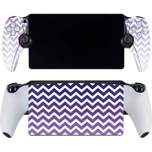 Chevron Purple Ombre PlayStation Portal Remote Player Skin