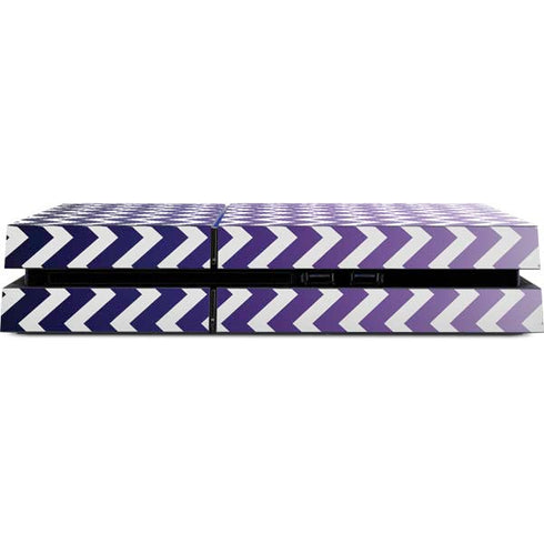 Chevron Purple Ombre PS4 Console Skin