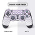 Chevron Purple Ombre PS4 Controller Skin