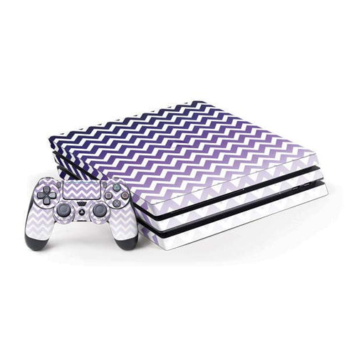 Chevron Purple Ombre PS4 Pro Bundle Skin