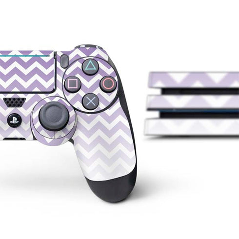 Chevron Purple Ombre PS4 Pro Bundle Skin