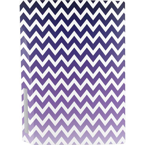 Chevron Purple Ombre PS5 Console Skin