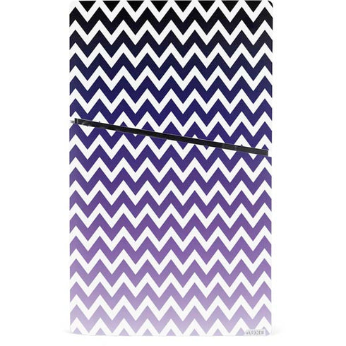 Chevron Purple Ombre PS5 Slim Digital Edition Console Skin