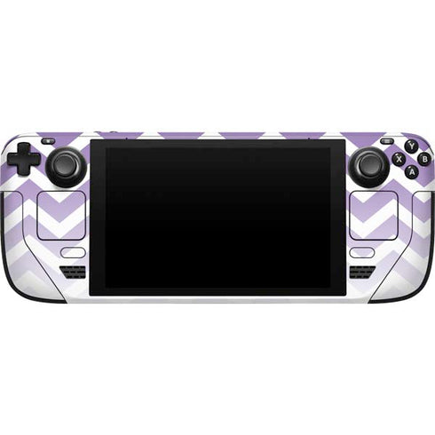 Chevron Purple Ombre Steam Deck Handheld Gaming Computer Skin