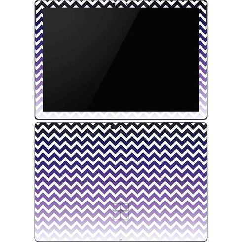 Chevron Purple Ombre Surface Pro 6 Skin