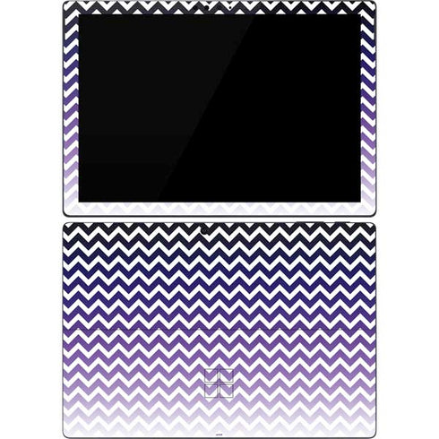 Chevron Purple Ombre Surface Pro 7 Skin
