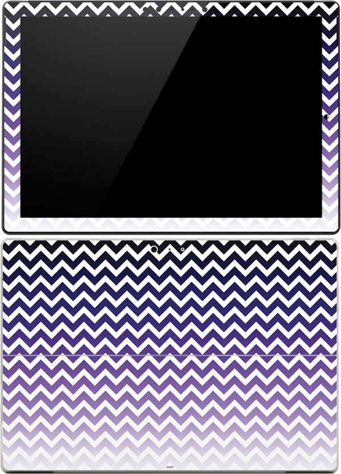 Chevron Purple Ombre Surface Pro (2017) Skin