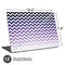Chevron Purple Ombre Universal Laptop 13in (10.6 x 7.6in) Skin