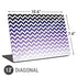 Chevron Purple Ombre Universal Laptop 13in (10.6 x 7.6in) Skin