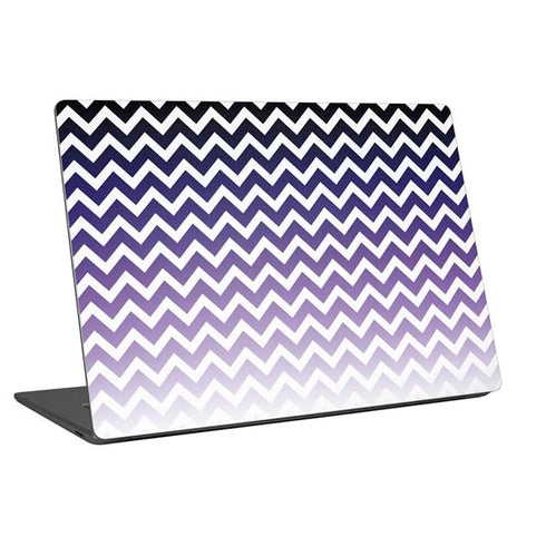 Chevron Purple Ombre Universal Laptop 16.6in (13.4 x 9.7in) Skin