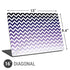 Chevron Purple Ombre Universal Laptop 16in (13 x 9.4in) Skin