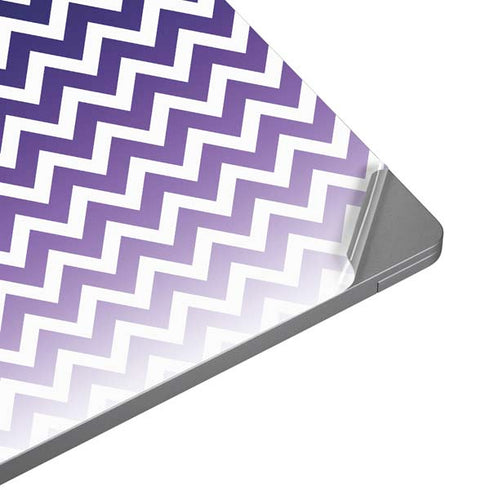 Chevron Purple Ombre Universal Laptop 17in (13.8 x 10in) Skin