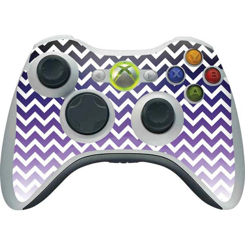 Chevron Purple Ombre Xbox 360 Wireless Controller Skin