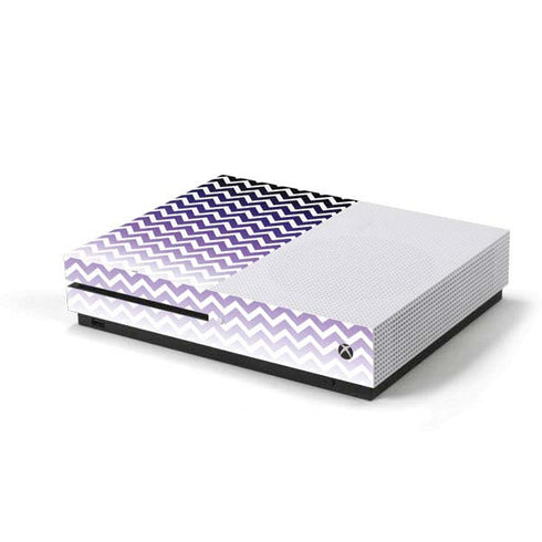 Chevron Purple Ombre Xbox One S Console Skin