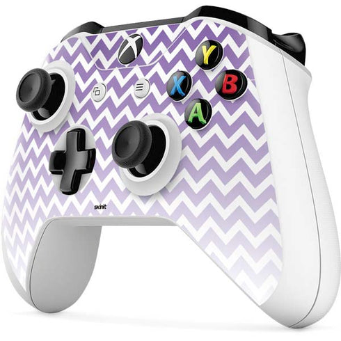 Chevron Purple Ombre Xbox One S Controller Skin