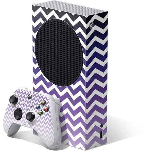 Chevron Purple Ombre Xbox Series S Skins
