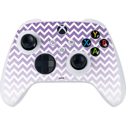Chevron Purple Ombre Xbox Series S Controller Skin