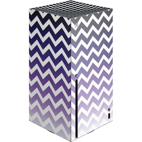 Chevron Purple Ombre Xbox Series X Console Skin