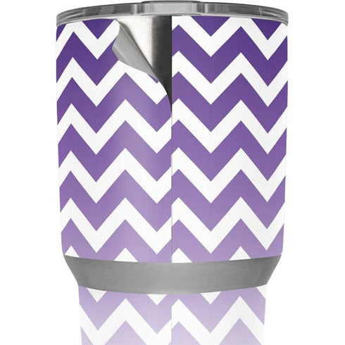 Chevron Purple Ombre Yeti 30oz Rambler Tumbler Skin