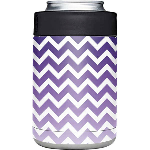 Chevron Purple Ombre Yeti Colster Can Insulator Skin