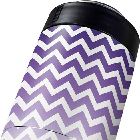 Chevron Purple Ombre Yeti Colster Can Insulator Skin