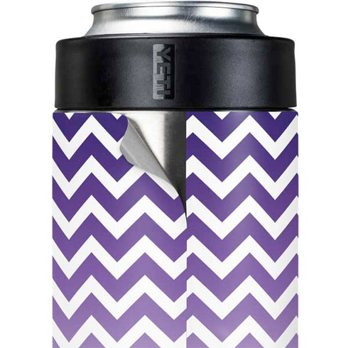 Chevron Purple Ombre Yeti Colster Can Insulator Skin