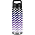 Chevron Purple Ombre YETI Rambler 26oz Bottle Skin
