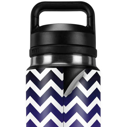 Chevron Purple Ombre YETI Rambler 26oz Bottle Skin