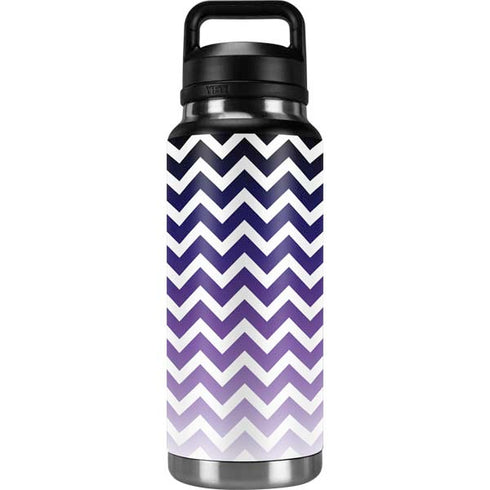 Chevron Purple Ombre YETI Rambler 36oz Bottle Skin