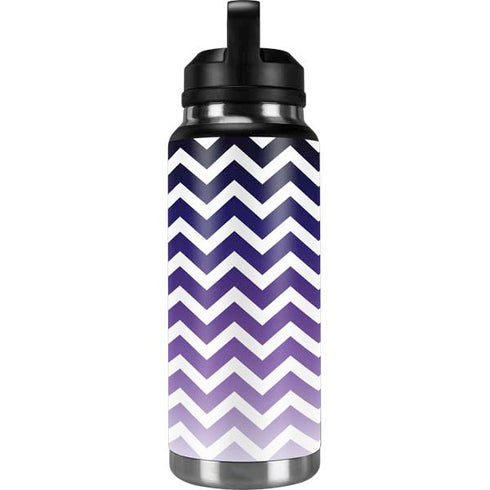 Chevron Purple Ombre YETI Rambler 36oz Bottle Skin