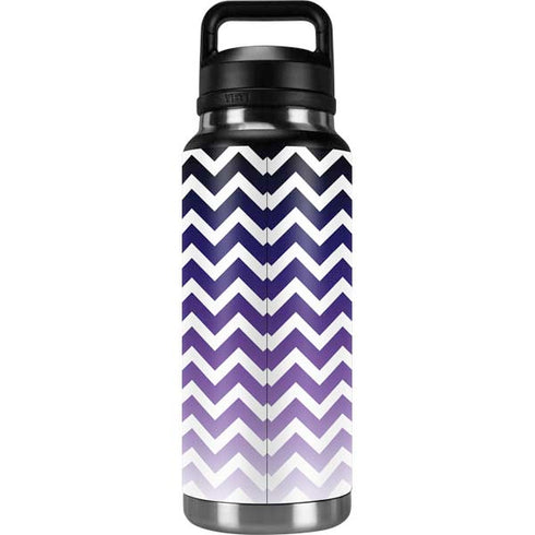 Chevron Purple Ombre YETI Rambler 36oz Bottle Skin