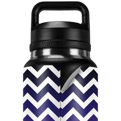 Chevron Purple Ombre YETI Rambler 36oz Bottle Skin