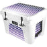 Chevron Purple Ombre YETI Tundra 35 Hard Cooler Skin