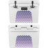 Chevron Purple Ombre YETI Tundra 35 Hard Cooler Skin